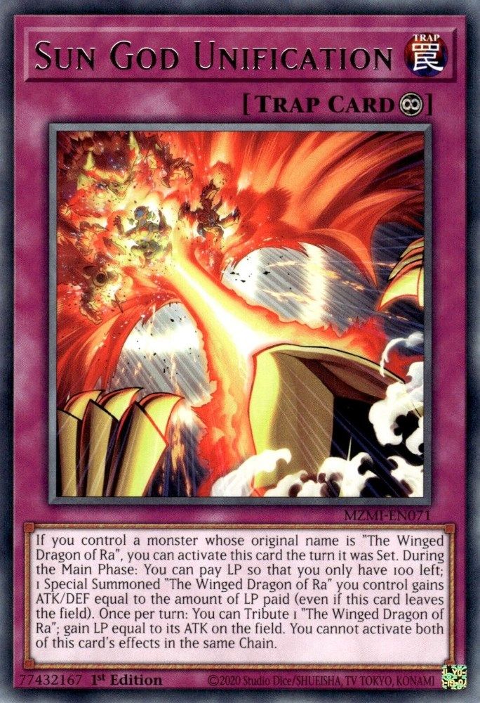 Sun God Unification (MZMI-EN071) - Rare