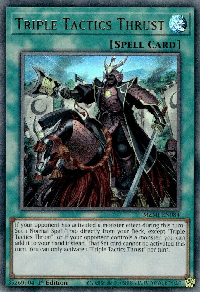 Poussée triple tactique [MZMI-EN084] Ultra rare 