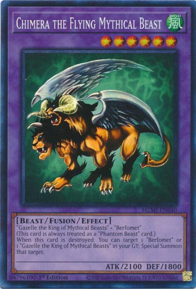 Chimera the Flying Mythical Beast (CR) (MZMI-EN040) - Collector's Rare