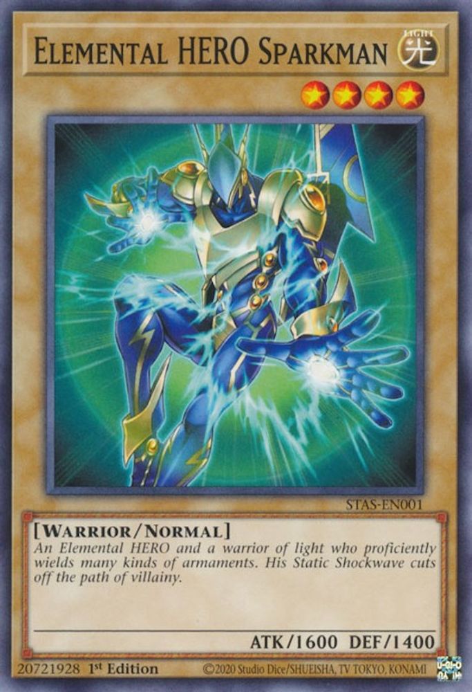 Elemental HERO Sparkman (STAS-EN001) - Common