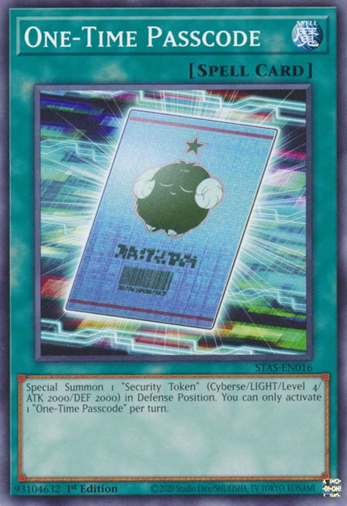 One-Time Passcode (STAS-EN016) - Common