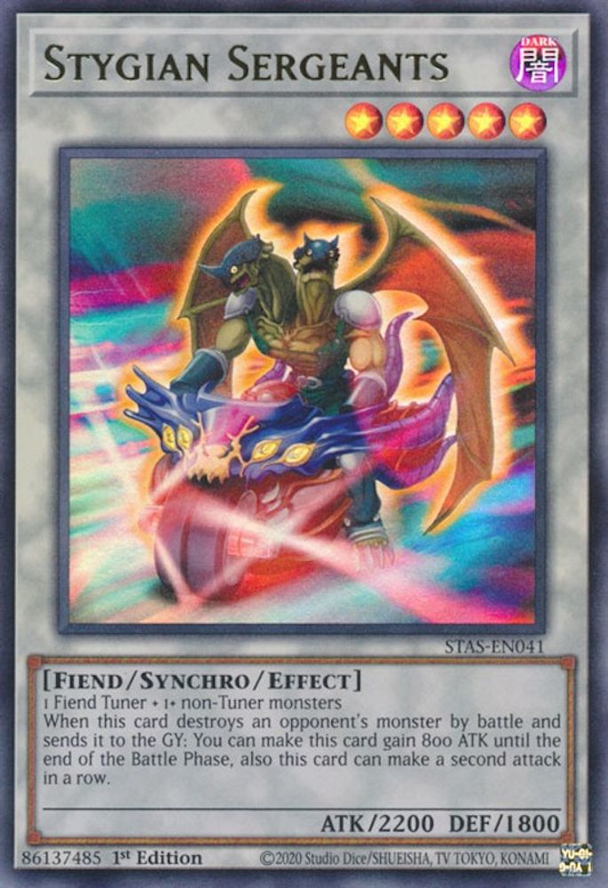Stygian Sergeants (STAS-EN041) - Ultra Rare