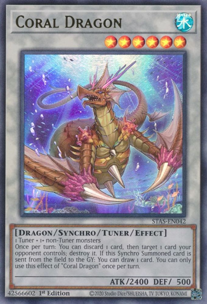 Coral Dragon (STAS-EN042) - Ultra Rare