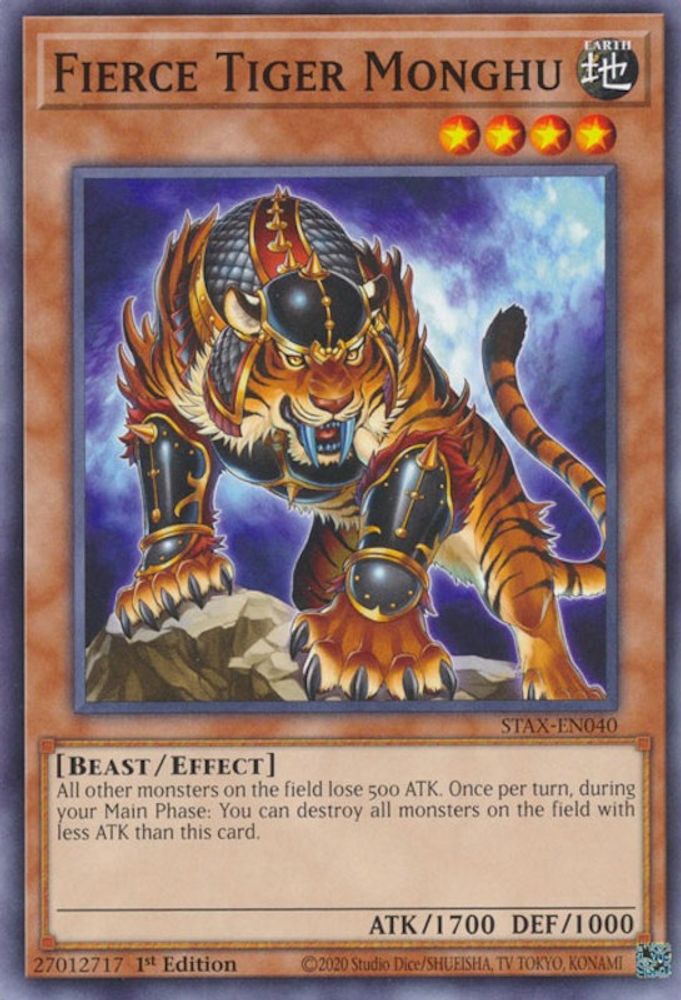 Fierce Tiger Monghu (STAX-EN040) - Common