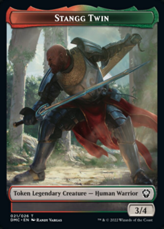 Soldat // Jeton double face Stangg Twin [Dominaria United Tokens] 