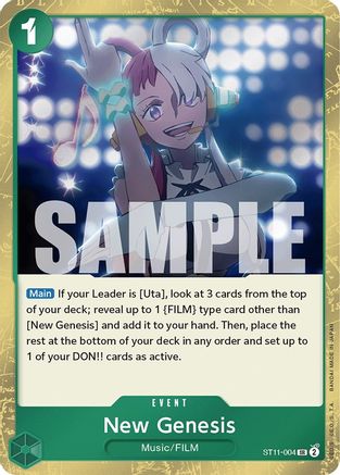 New Genesis (ST11-004) - Super Rare