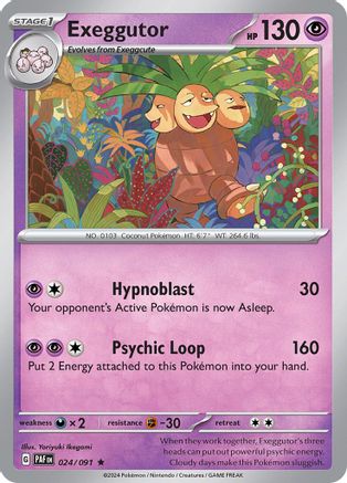 Exeggutor 024  - Holofoil - Rare