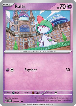 Ralts 027/091  - Common