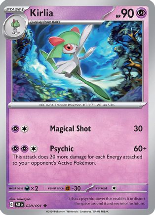 Kirlia 028/091  - Uncommon