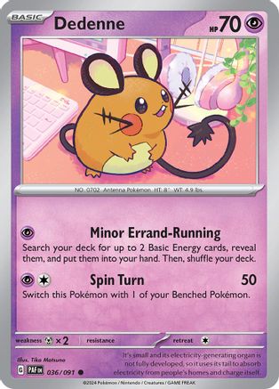 Dedenne 036  - Common