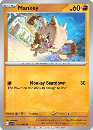Mankey 045/091  - Common
