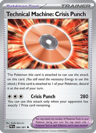 Technical Machine: Crisis Punch 090  - Uncommon