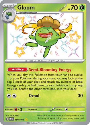 Gloom 093  - Holofoil - Shiny Rare