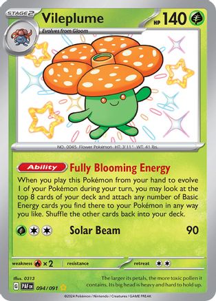 Vileplume 094  - Holofoil - Shiny Rare