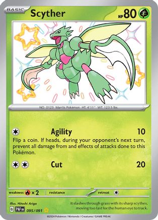 Scyther 095  - Holofoil - Shiny Rare