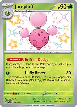 Jumpluff 098  - Holofoil - Shiny Rare