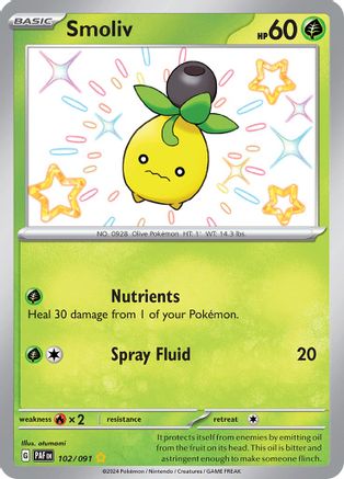 Smoliv 102  - Holofoil - Shiny Rare