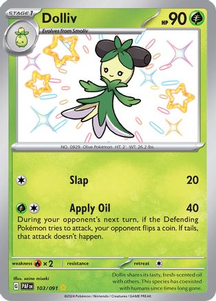 Dolliv 103  - Holofoil - Shiny Rare
