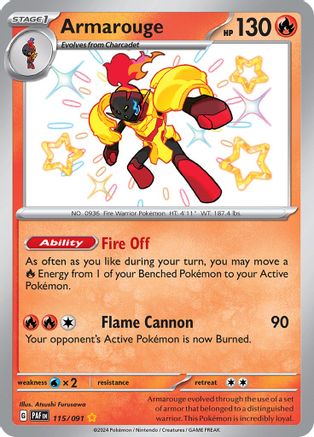 Armarouge 115/091  - Holofoil - Shiny Rare
