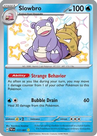 Slowbro 117  - Holofoil - Shiny Rare