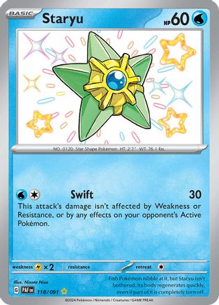 Staryu 118  - Holofoil - Shiny Rare