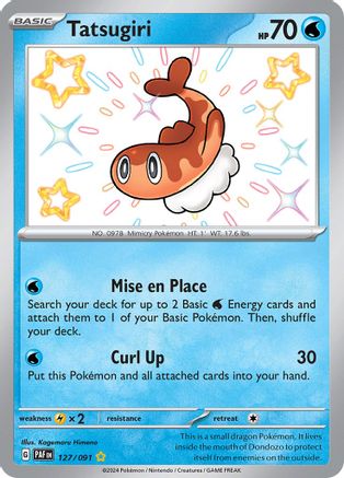 Tatsugiri 127  - Holofoil - Shiny Rare