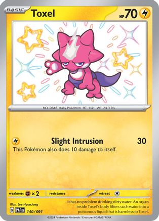 Toxel 140  - Holofoil - Shiny Rare