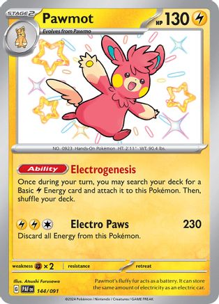 Pawmot 144  - Holofoil - Shiny Rare