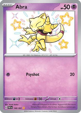 Abra 148  - Holofoil - Shiny Rare