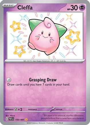 Cleffa 150  - Holofoil - Shiny Rare