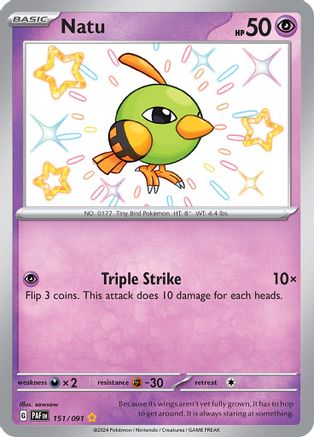 Natu 151/091  - Holofoil - Shiny Rare