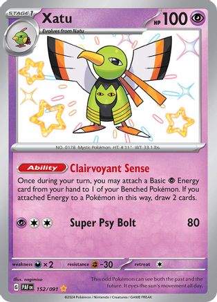 Xatu 152/091  - Holofoil - Shiny Rare