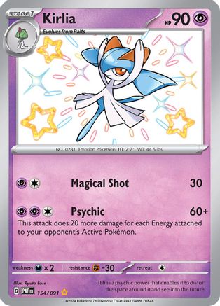 Kirlia 154/091  - Holofoil - Shiny Rare