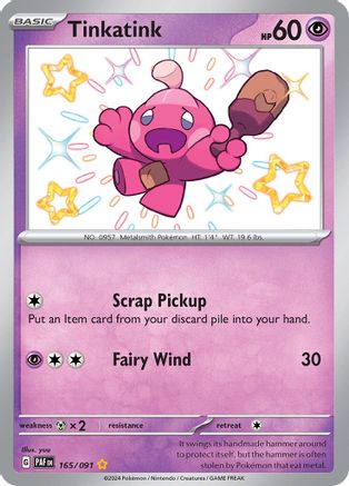 Tinkatink 165  - Holofoil - Shiny Rare