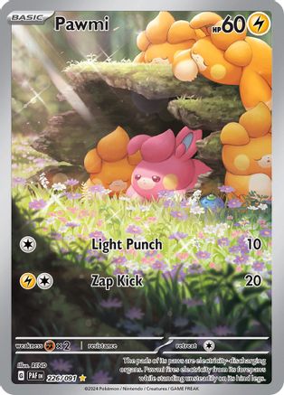 Pawmi 226/091  - Holofoil - Illustration Rare