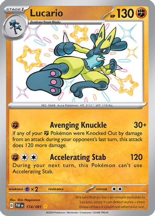 Lucario 174  - Holofoil - Shiny Rare