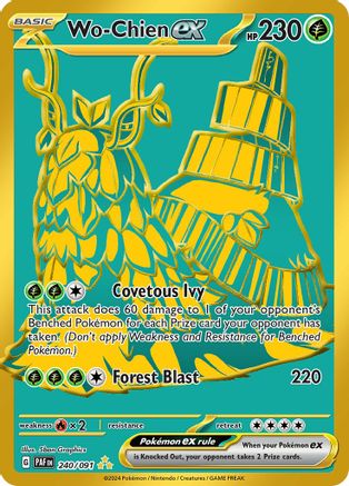 Wo-Chien ex (240/091) [Scarlet &amp; Violet : Paldean Fates] 