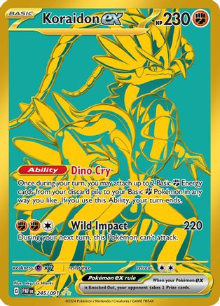 Koraidon ex 245  - Holofoil - Hyper Rare