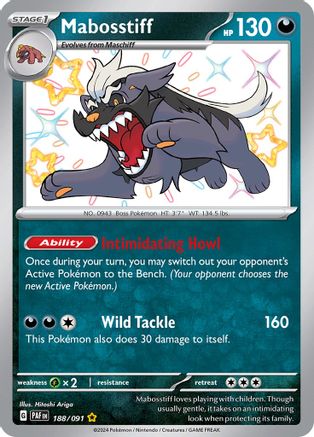 Mabosstiff 188/091  - Holofoil - Shiny Rare