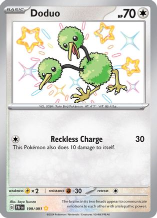 Doduo 199  - Holofoil - Shiny Rare