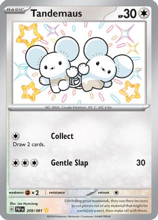 Tandemaus 209/091  - Holofoil - Shiny Rare