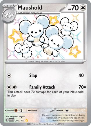 Maushold 210/091  - Holofoil - Shiny Rare