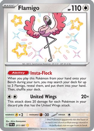 Flamigo 211  - Holofoil - Shiny Rare