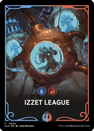 Izzet League Theme Card (CLU-004) - Ravnica: Clue Edition