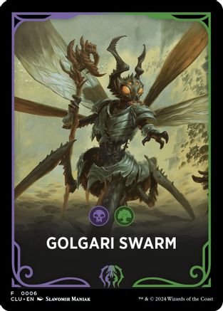 Golgari Swarm Theme Card (CLU-006) - Ravnica: Clue Edition