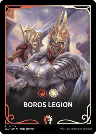 Boros Legion Theme Card (CLU-008) - Ravnica: Clue Edition