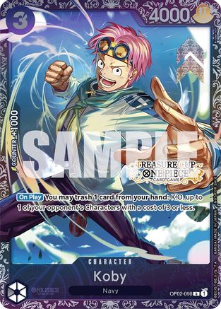 Koby (Treasure Cup) [Cartes promotionnelles One Piece] 
