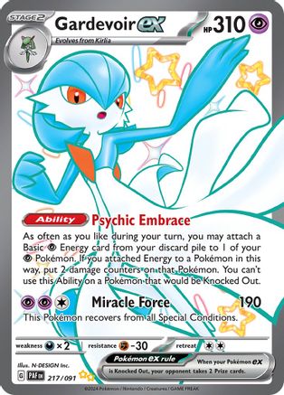 Gardevoir ex 217/091  - Holofoil - Shiny Ultra Rare