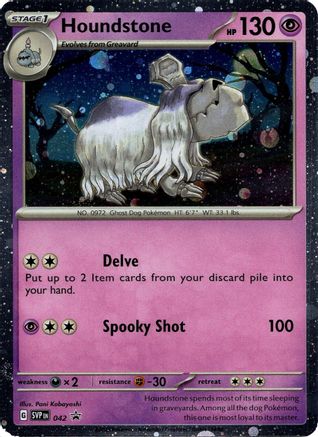 Houndstone (Cosmos Holo) 042  - Holofoil - Promo
