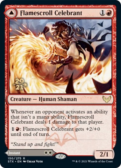 Flamescroll Celebrant (PRE-150) - Strixhaven: School of Mages Promos Foil